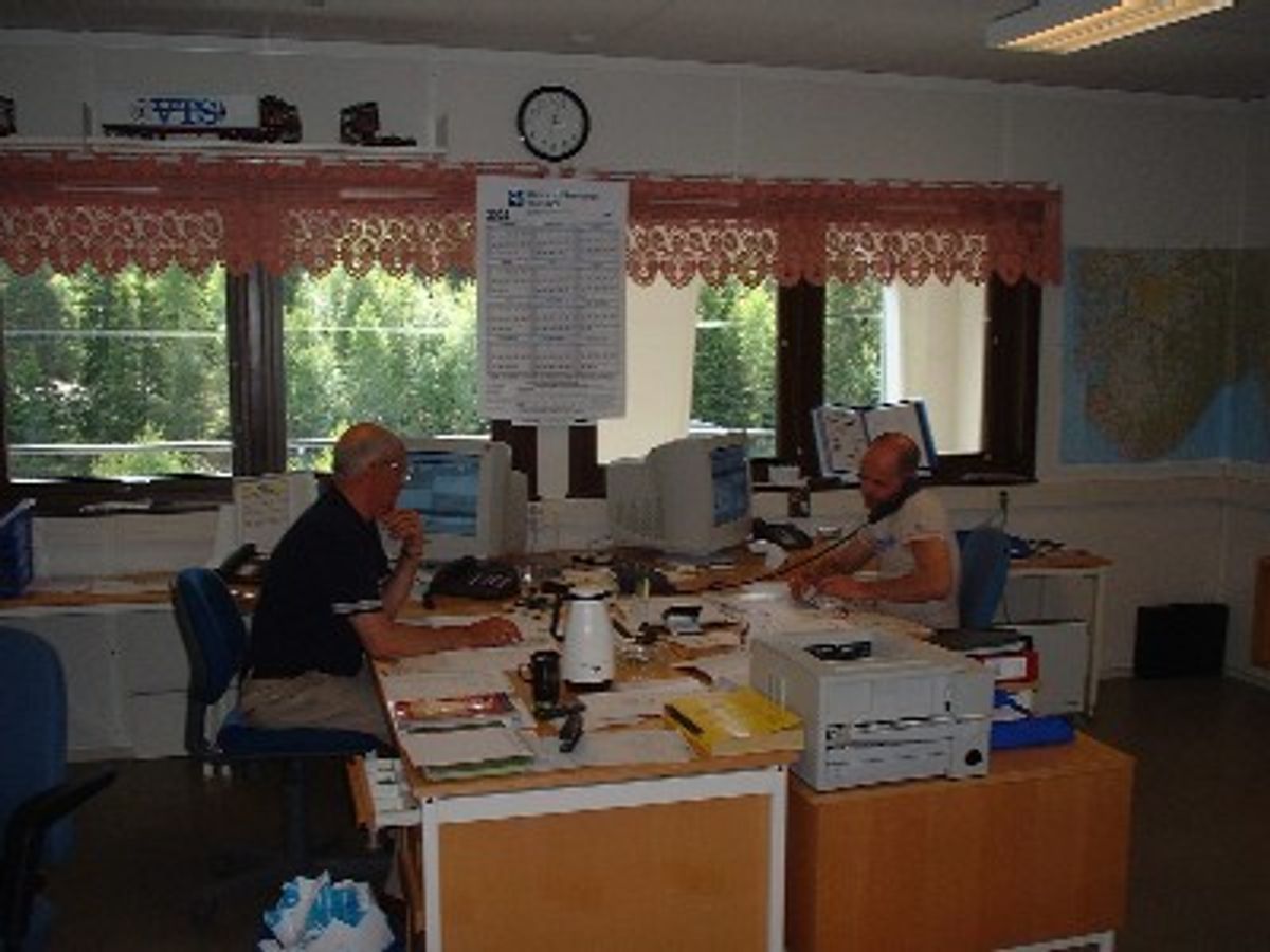 Slik ser det ut på våre kontorer i Voss.
